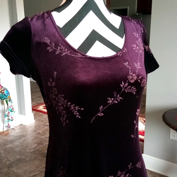 DJ& Co. Purple Sz 6 Small Dress - Picture 5 of 6